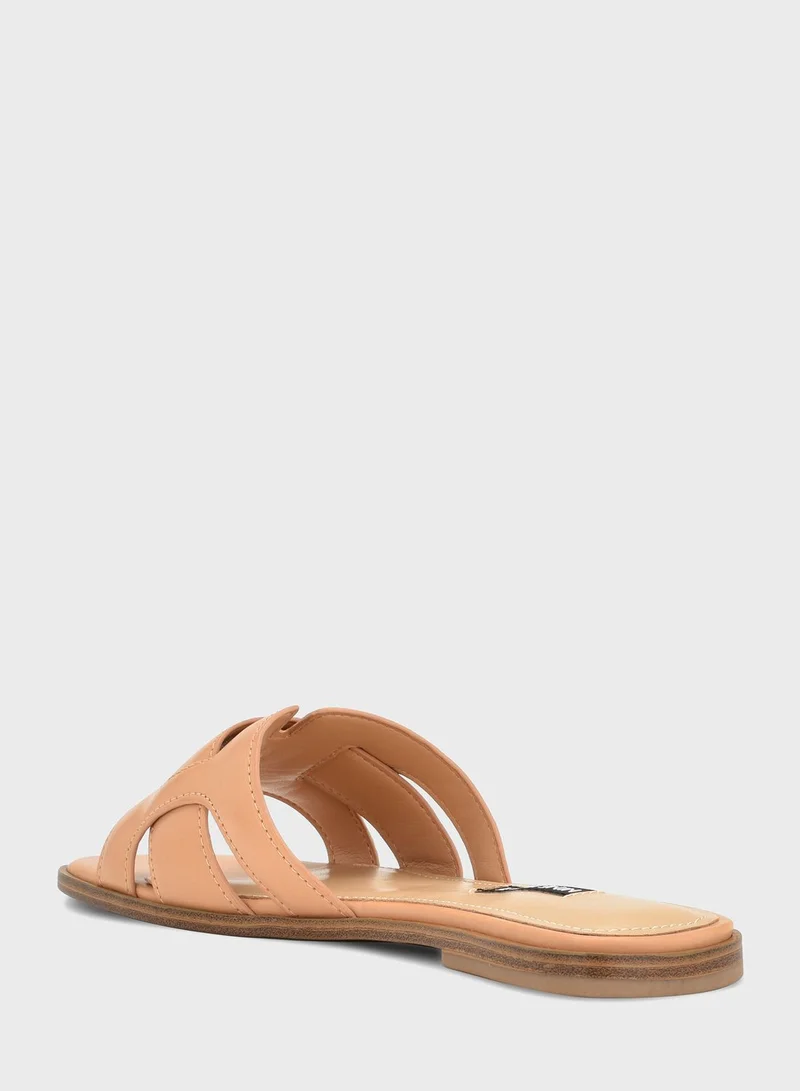 NINE WEST Single Strap Flat Sandals