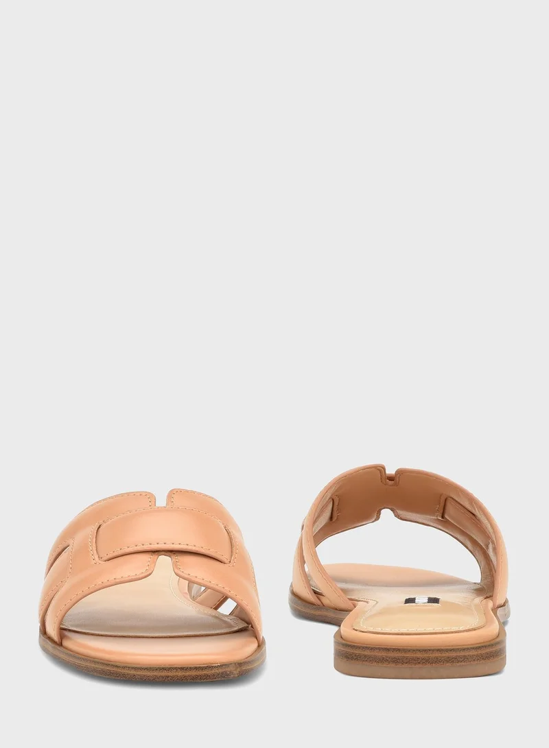 NINE WEST Single Strap Flat Sandals