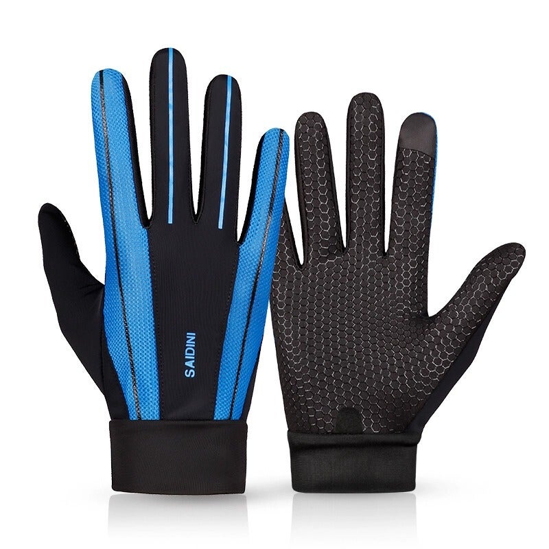 Sports Gloves With Air Cushion Anti Slip Wear Resistant Protection For Fitness Cycling And Outdoor Activities - Image 1