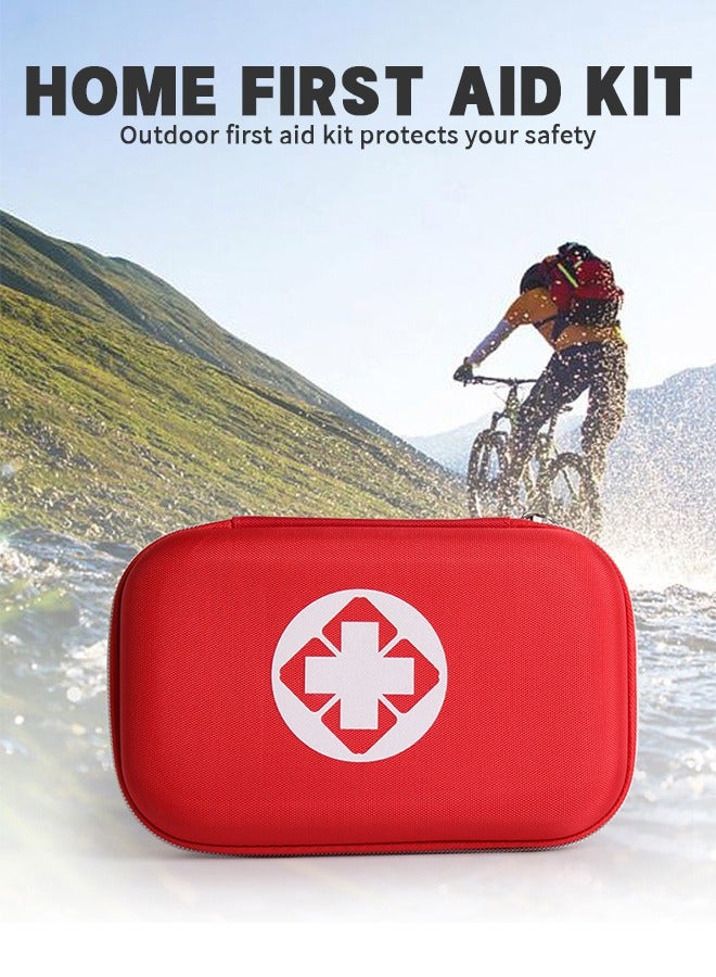UETEEY 79PCS Personal First Aid Kit, Surviveware Survival First Aid Kit for Car Emergency Supplies Mini Compact Bag for Backpack, Basic Camping Essentials Survival Kit for Hiking Travel with Scissors  - Image 2