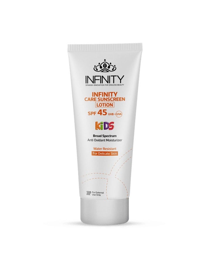إينفينيتي إنفينيتي كير لوشن واقي الشمس SPF 45+ للأطفال 120 مل  - Image 1