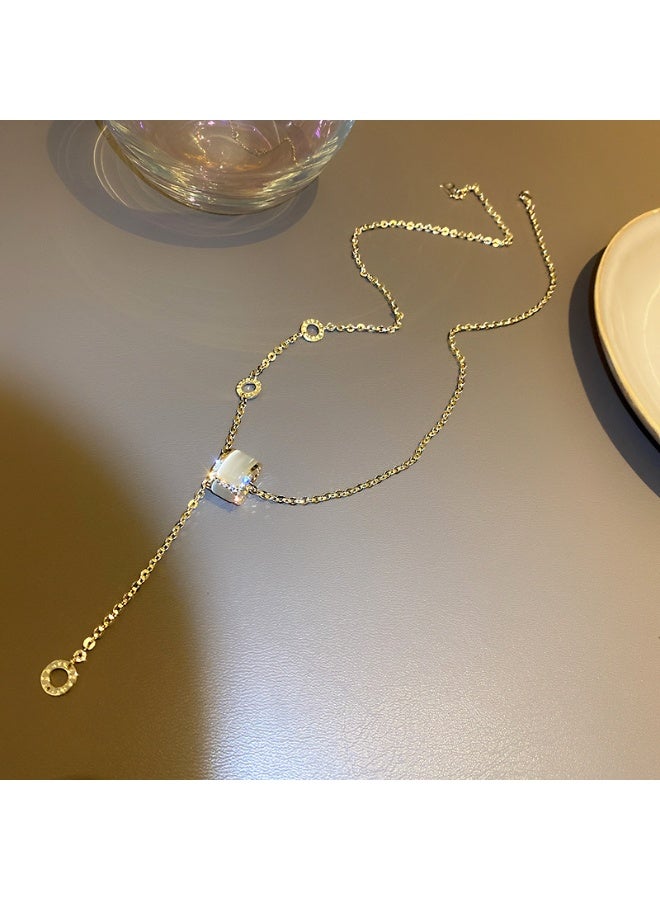 Mark Fairwhale Fashionable Retro Light Luxury Personalized Necklace 