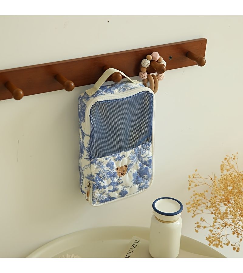 Black Storage Bag For Diapers Clothes Mommy Bag Outdoor Organizer - Image 5
