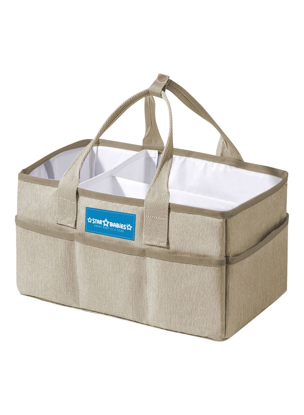 STAR BABiES Diaper Caddy Organizer New - Khaki