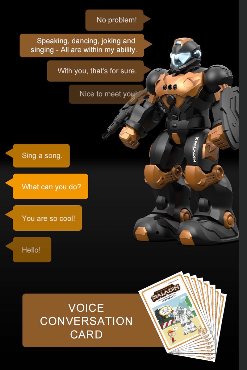 Subotech Remote Controlled Programmable Gesture Sensor Robot Rc Toy ，Intelligent Remote Control Robots for Children，Rechargeable Programmable Robots with Gestures and Sensing, Walking and Dancing Robot Toys, Gifts for Boys and Girls over 6 Years Old。 - Image 5