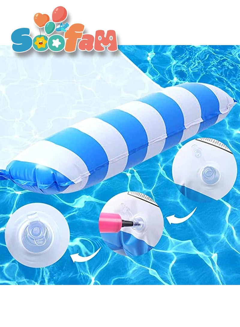 2 Pack Pool Floats Adult Size, Inflatable Pool Float for Swimming Pool Accessories,Pool Lounger Sofa Portable Floating Water Hammock Swimming Pool Chair for Outdoor, Beach - Image 4
