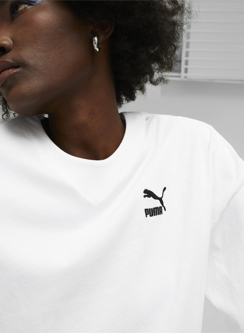 بوما تيشيرت للنساء Classics Oversized  - Image 3