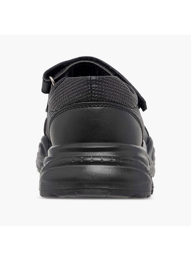 فلورا بيلا من شو إكسبرس حذاء ماري جين بناتي بنقوش مع إغلاق بشريط لاصق - Image 5