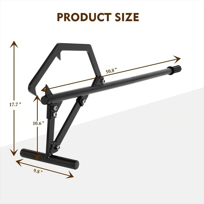 FAHKNS Timberjack Log Roller Lifter, 50.8" Long Handle Log Roller Tool, Adjustable Cant Hook Log Lifter, Ups to 25" in Dia Logging Tools, Heavy Duty Steel Log Jack for Rolling and Raising Up Logs - Image 3