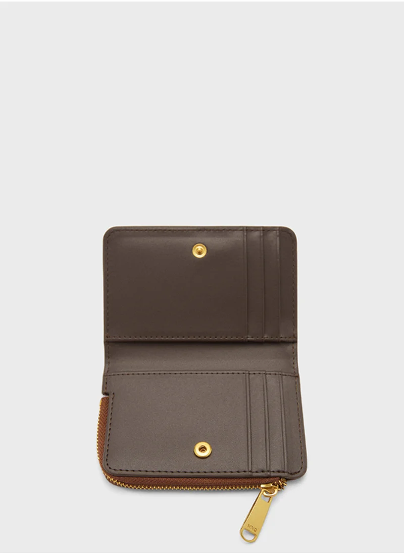MANGO Mch Ivan Logo Detailed Wallet