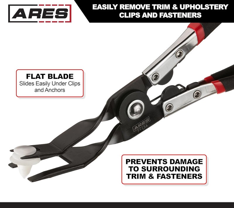 ARES 71134 - Clip Removal Plier - Easily Removes Trim and Upholstery Clips and Fasteners - Prevents Damage to Trim and Fasteners - Image 2