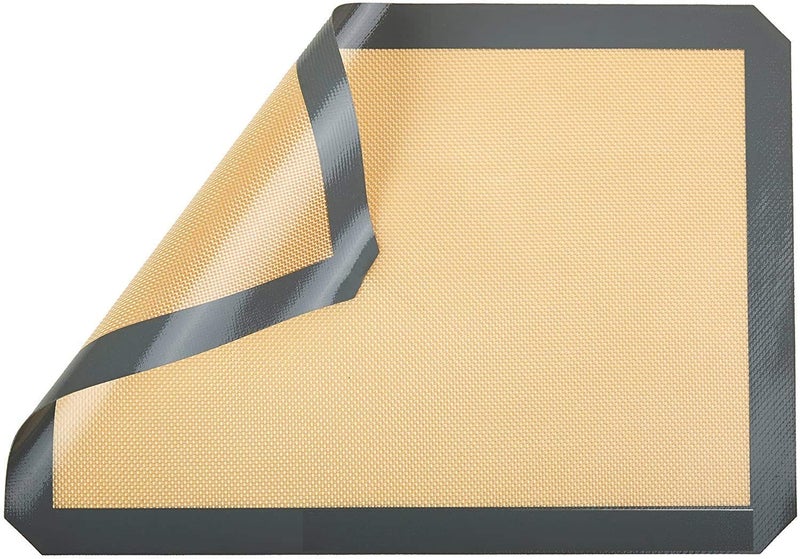 BluBasket Silicone Baking Mat NonStickSet of 2 Half Sheet Heat Resistant Liner Cookies Meats Vegetables Pastries Reusable Dishwasher Safe 2 Medium - Image 4