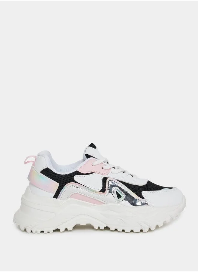 Styli Color Block Chunky Sneakers