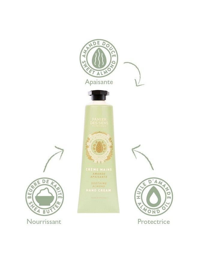 PANIER DES SENS Almond Hand Cream For Dry Cracked Hands With Olive Oil Made In France 97% Natural 1Floz/30Ml  - Image 3