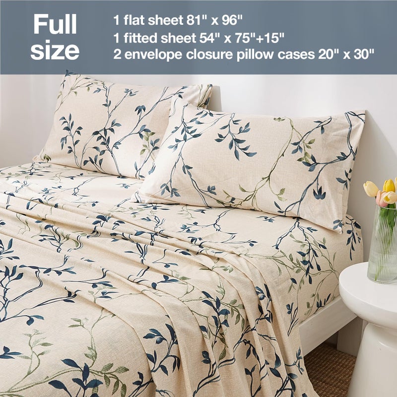 جي اس دي jsd beige أوراق طباعة ورقة مجموعة كاملة الحجم 4 قطعة ألواح microfiber الناعمة الناعمة - Image 2