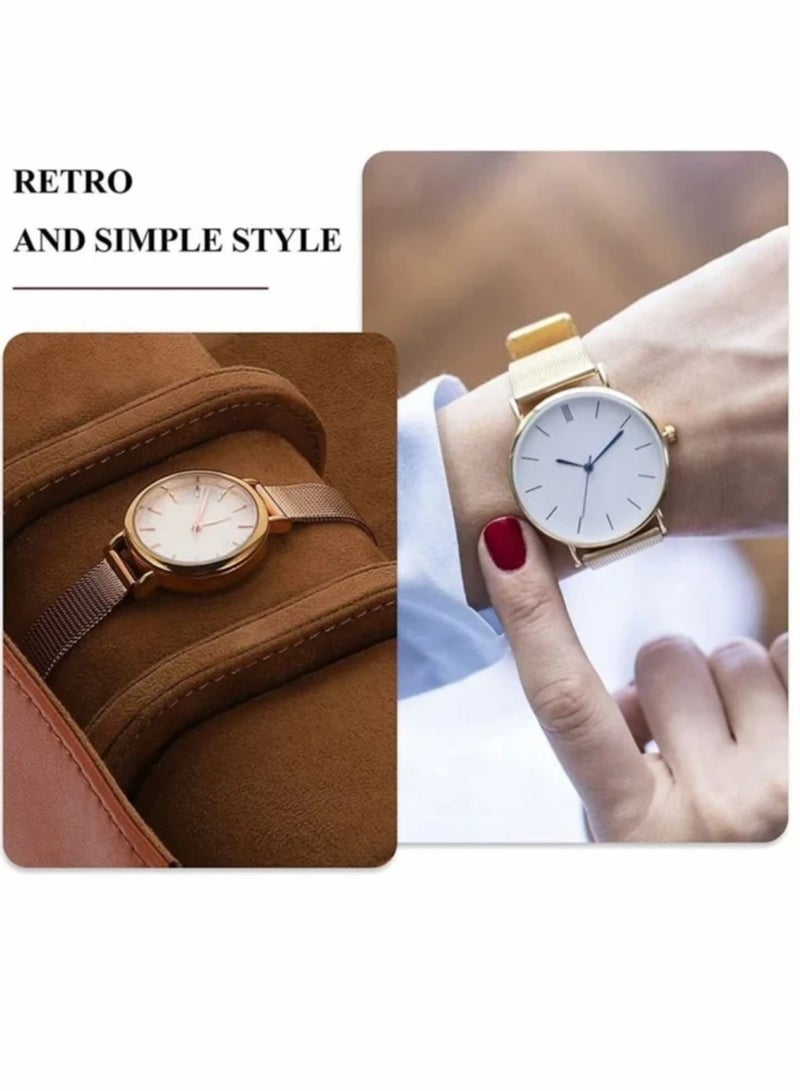 Watch Roll Travel Case for Men and Women 3 Watch Storage and PU Leather Organizer Secure Storage with Innovative Removable Pillows and Solid Dividers for Home Storage Travel and Display Brown - Image 3
