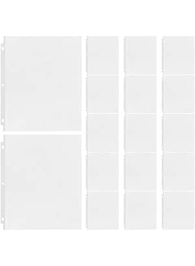 50 Pack A4 Plastic Page Protectors Punched For Binders Clear PP Document Sleeves Office Filing Supplies - Image 1