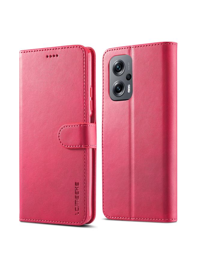 The Bros Case For Xiaomi Redmi 11 Prime 5G Calf Texture Leather Phone Case