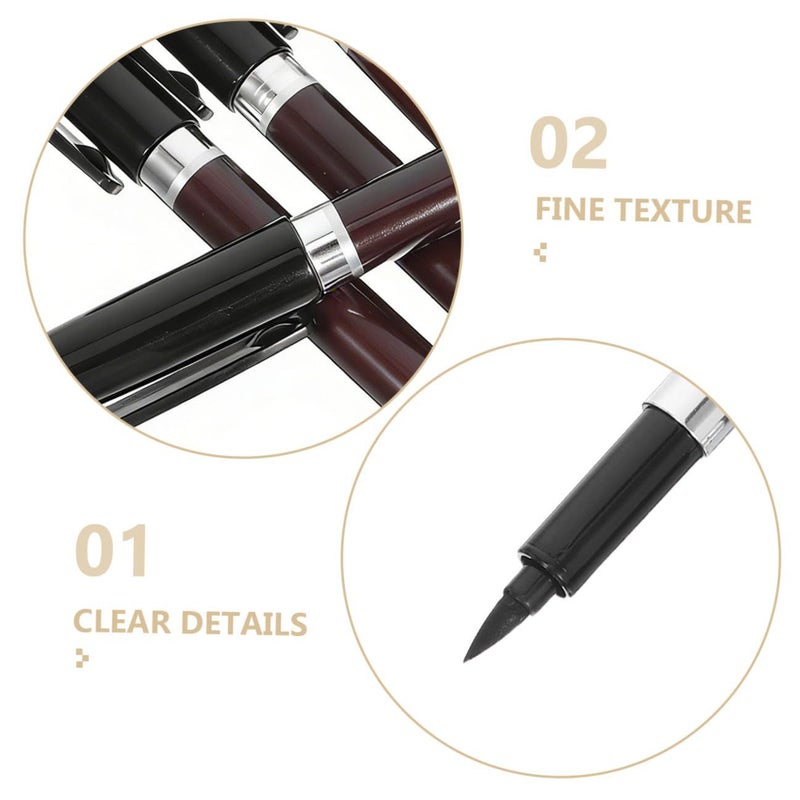 6Pcs Chinese Calligraphy Brushes Set for Painting Watercolor Beginners Artists Office Writing - Image 4