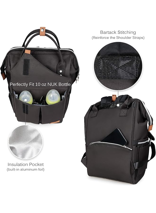 erorex Xxl Diaper Bag With Stroller Hooks And Nappy Changing Mat Large Capacity Nappy Baby Bag Travel - Image 3