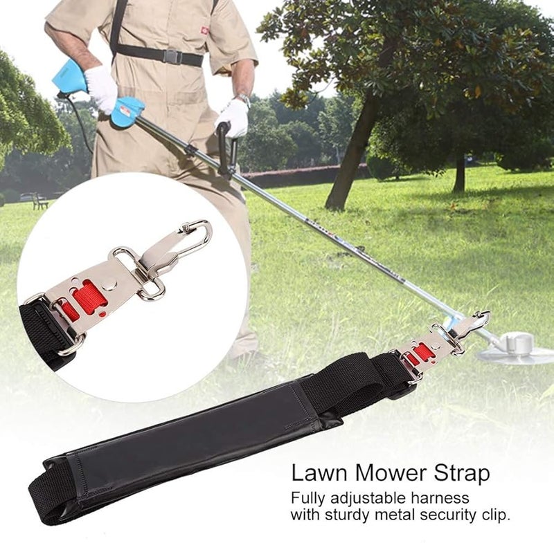 GLOGLOW حمالة كتف واحدة لآلة قطع الفرشاة، حزام مريح لآلة القص - Image 3