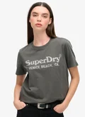 Superdry Vintage Black Slub