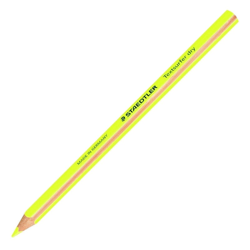Staedtler 12864-1 Textsurfer Dry Pencil 1pc (S) â€“ (Yellow, 8 mm, 4 mm, 1 Piece - Image 1