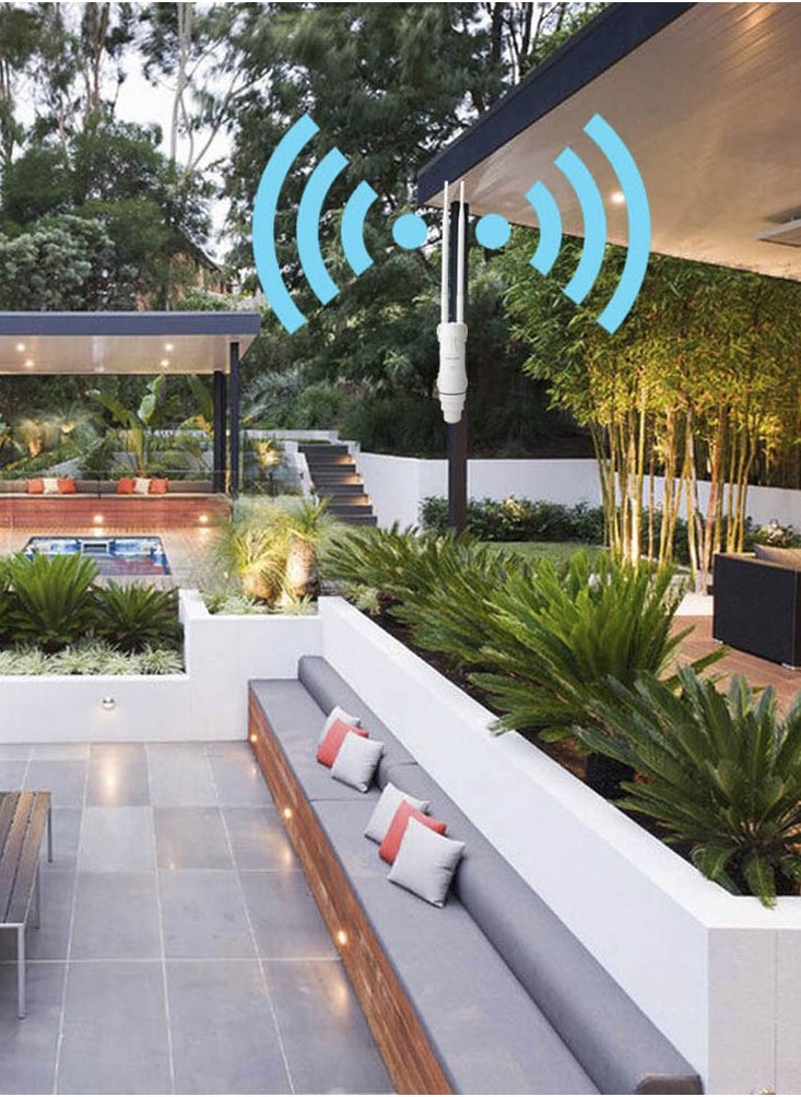ماركة غير محددة AC600 High-power Outdoor Wifi Repeater IP65 Weather-proof Casing  - Image 4