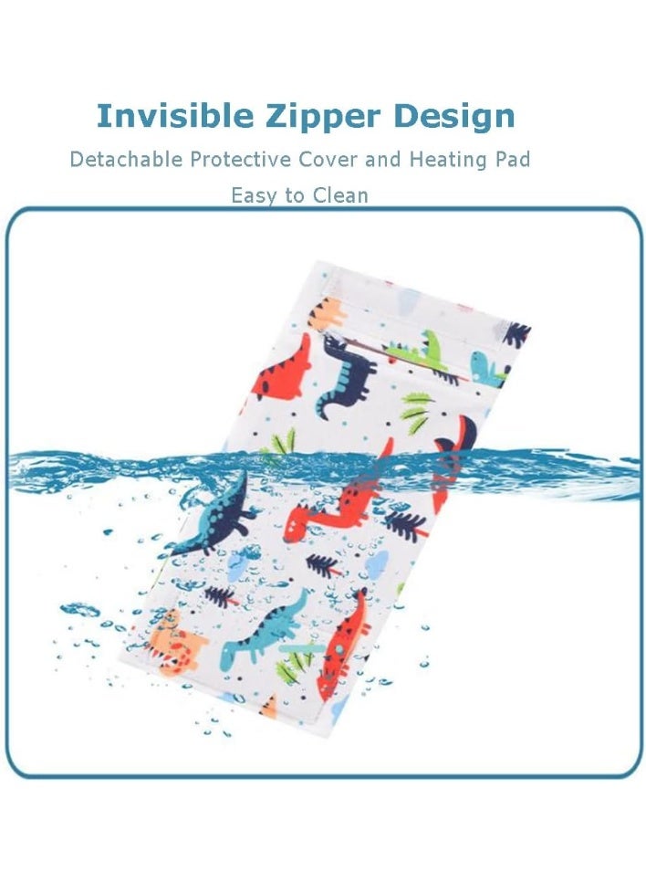 جونيس حافظ دفء زجاجة محمول، مسخن حليب سفر يعمل بالUSB، دافئ زجاجات أطفال للسفر بالسيارة، غطاء تخزين عازل مع منظم حرارة. - Image 4