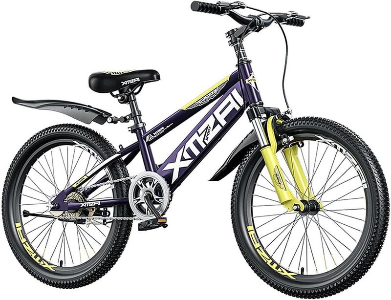 SHARPDO Kids Bike 18-20-22 Inch Mountain Bike, Lightweight and Stable Bicycle for 6-12 Years Boys and Girls, with Adjustable Seat and Dual Disc Brake (22 inch) - Image 1