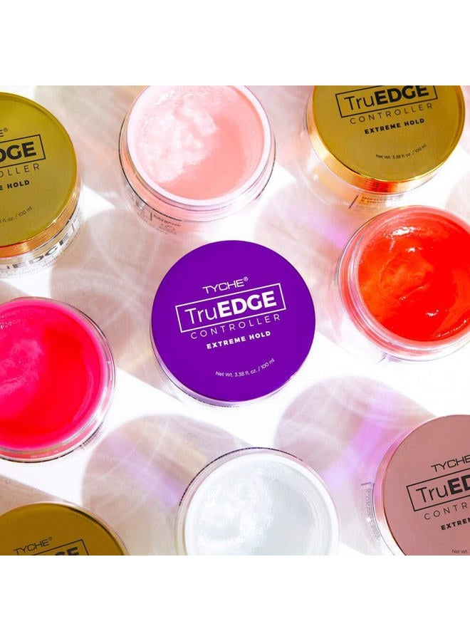 Tyche (Sugar Melon) - TruEDGE Controller Extreme Hold Water-Based Pomade - Ntaural Shine & Non-Flaky Scented Edge Control - Perfect for Hair-Braiding (Sugar Melon) - Image 2