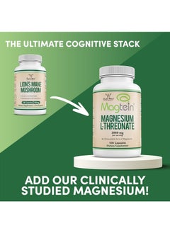 Double Wood Supplements Lions Mane Supplement Mushroom Capsules (Two Month Supply - 120 Count) for Brain Support and Immune Health (Third Party Tested, Grown and Manufactured in The USA) by Double Wood  - Image 4