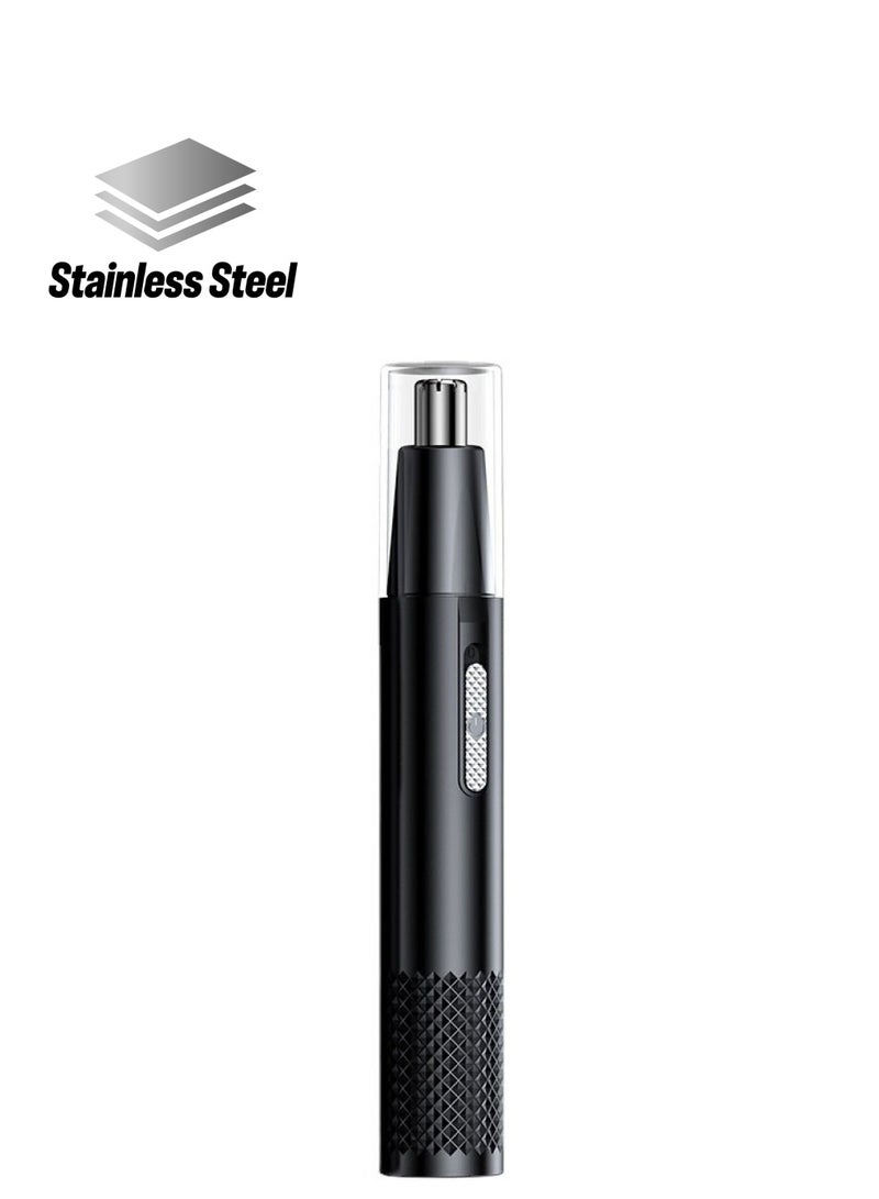Electric Nose Hair Trimmer Portable Nose Hair Trimmer Mini Nose Hair Scraper USB Charging Silent Nasal Hair Apparatus - Image 1