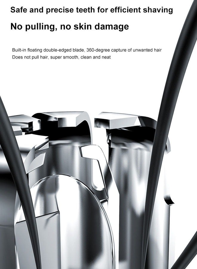 Electric Nose Hair Trimmer Portable Nose Hair Trimmer Mini Nose Hair Scraper USB Charging Silent Nasal Hair Apparatus - Image 2