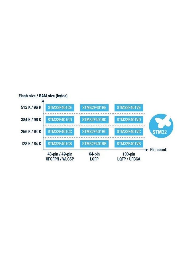 STM32 ARM development board (STM32F401CCU6 Black Pill) - Image 3