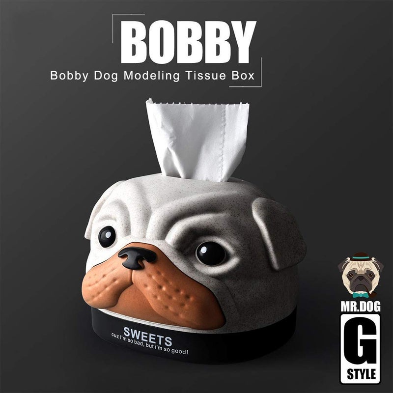 XIBO Tissue Cover Tissue Box Cartoon Lovely Dog Shape Tissue Holder - Image 3