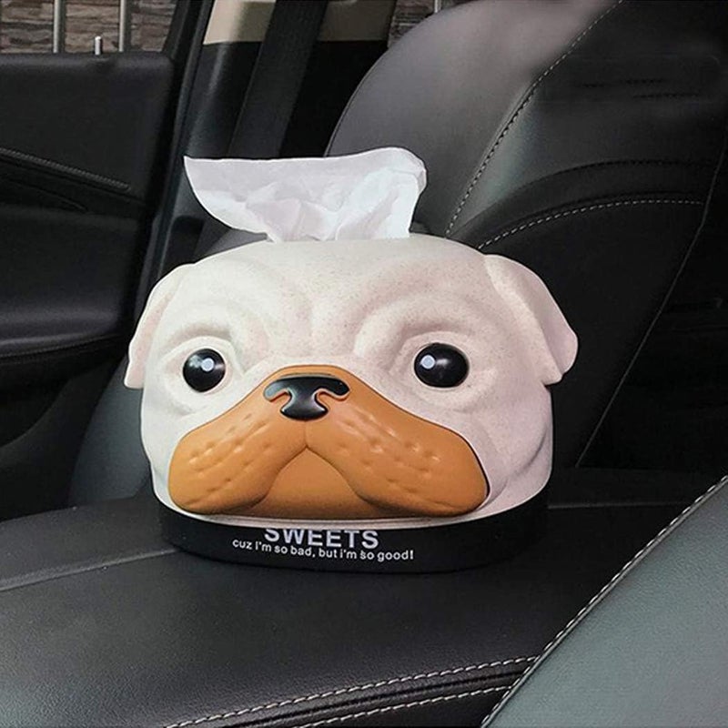XIBO Tissue Cover Tissue Box Cartoon Lovely Dog Shape Tissue Holder - Image 4