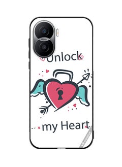 Protective Case Cover For Honor X40i Unlock My Heart Design Multicolour