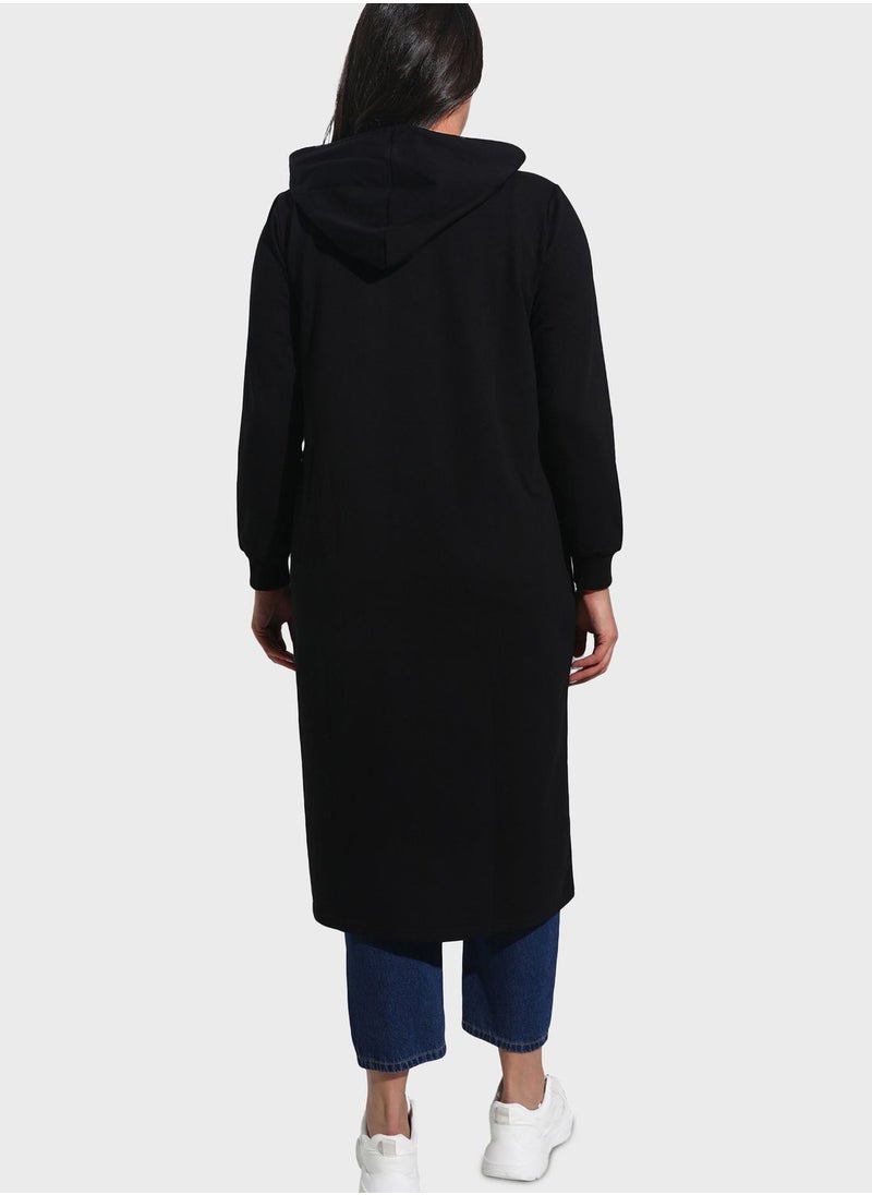 Alia by modanisa - Pocket Detail Coat - Image 1
