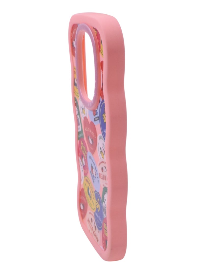 Hello Kitty Plastic Back Cover For Xiaomi Redmi Note 9 - Multicolour - Image 3