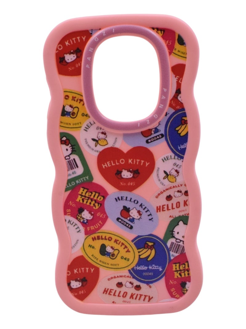 Hello Kitty Plastic Back Cover For Xiaomi Redmi Note 9 - Multicolour - Image 1