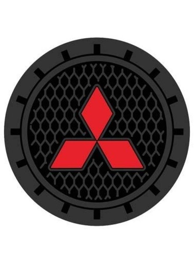Liin Innovative Automotive Products Suitable For Round Car Cup Barrel Logo Graphic Display Car Coasters-Color:SANLIN  - Image 1
