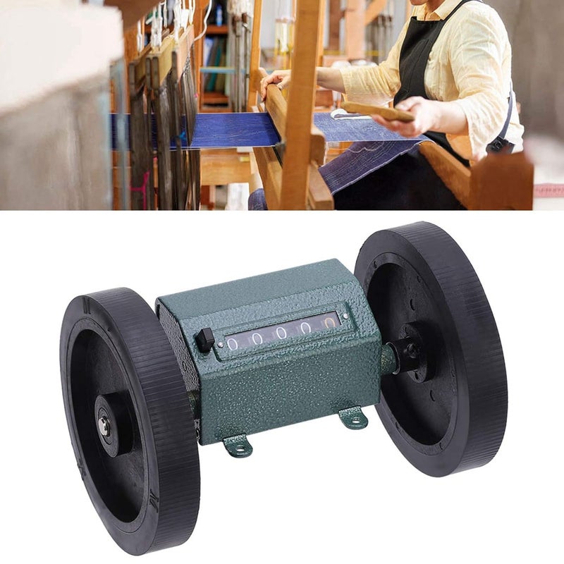 Code Counter 5 Digit Roll Type Length Meter Stainless Steel Rubber Mechanical Rolling Yard Counter - Image 5