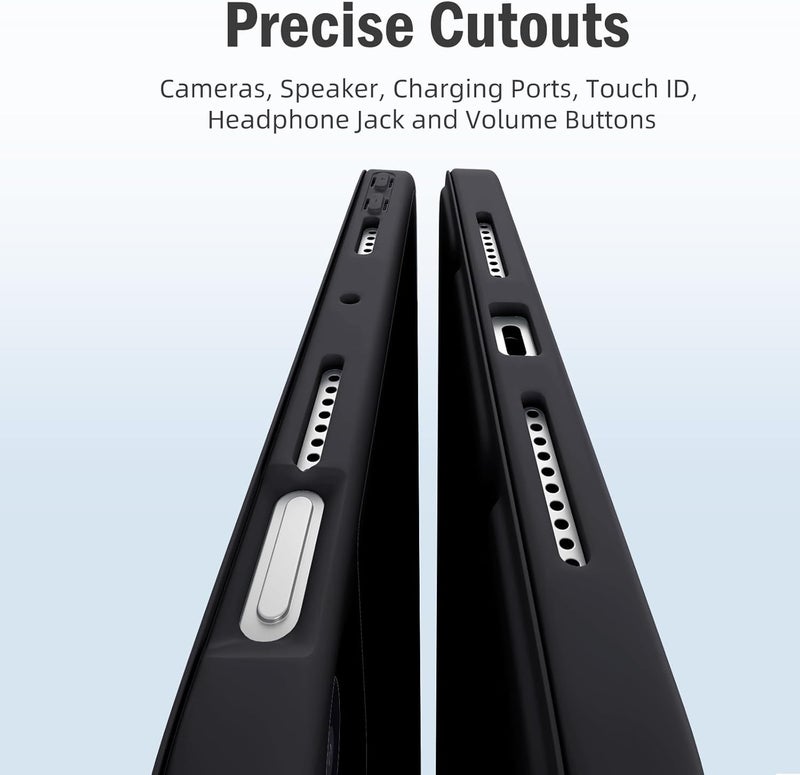 Printme Case for iPad mini 7 A17 Pro 8.3-inch 2024, iPad mini 6th Generation Case, Slim Hard Back Folio Cover Support Touch ID & Apple Pencil Charging, Auto Wake/Sleep (Black) - Image 5