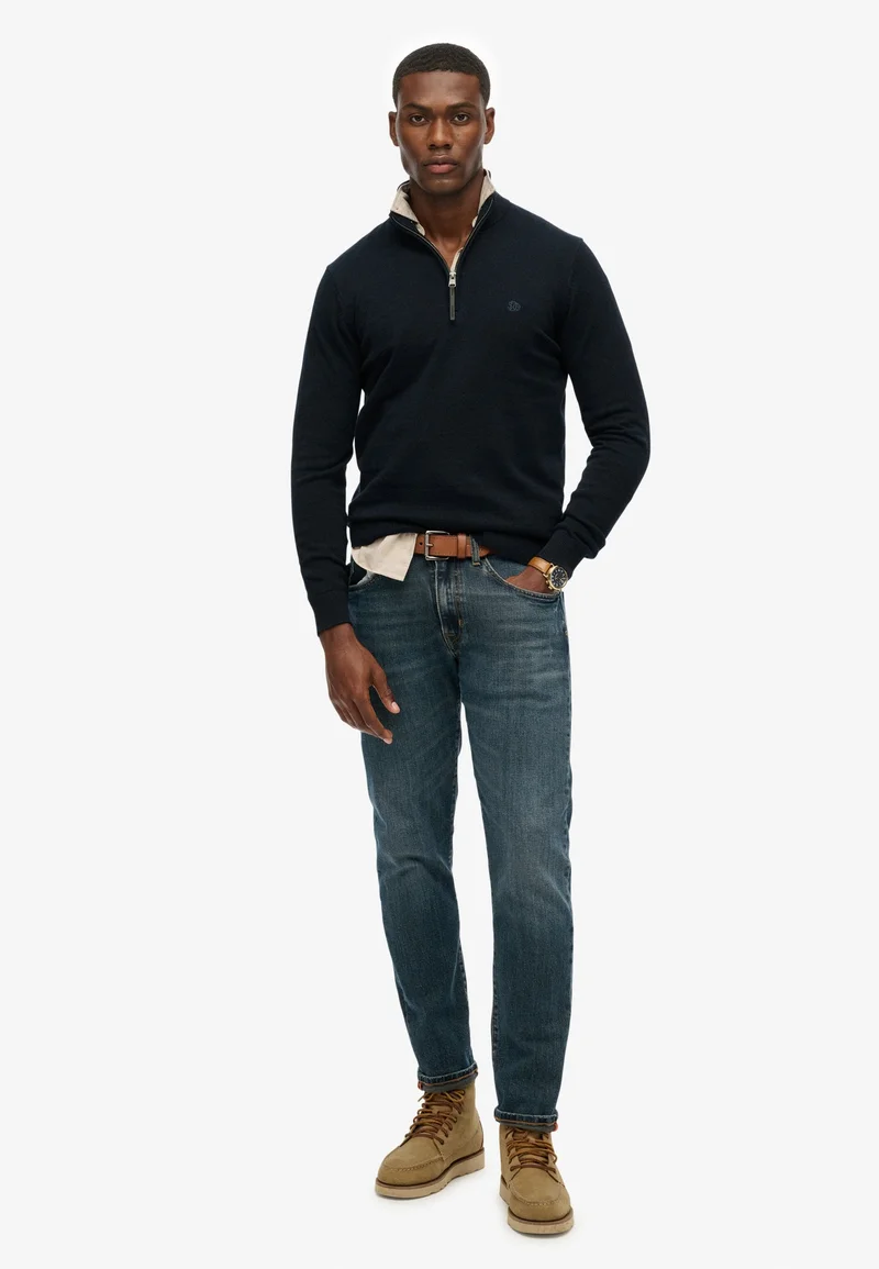 Superdry  Essentials Cotton Half Zip Jumper for Men | Best Price UAE