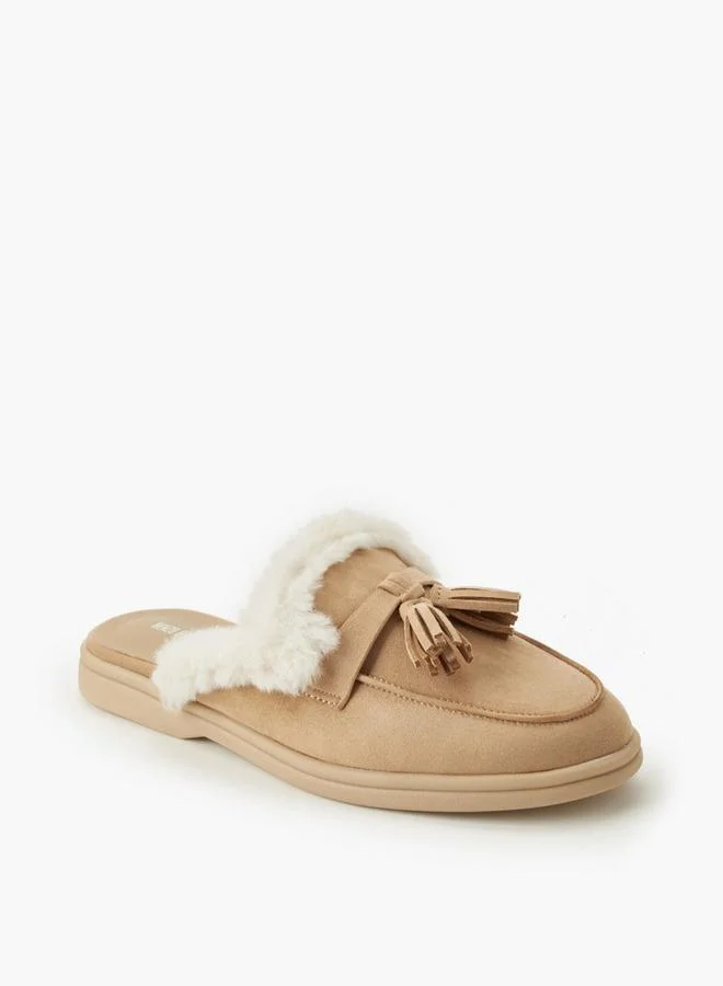 Renzo Ruganni Women Faux Fur Mules