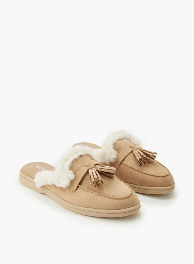 Renzo Ruganni Women Faux Fur Mules