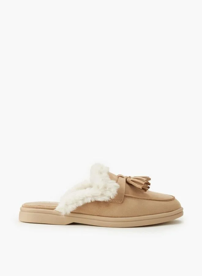 Renzo Ruganni Women Faux Fur Mules