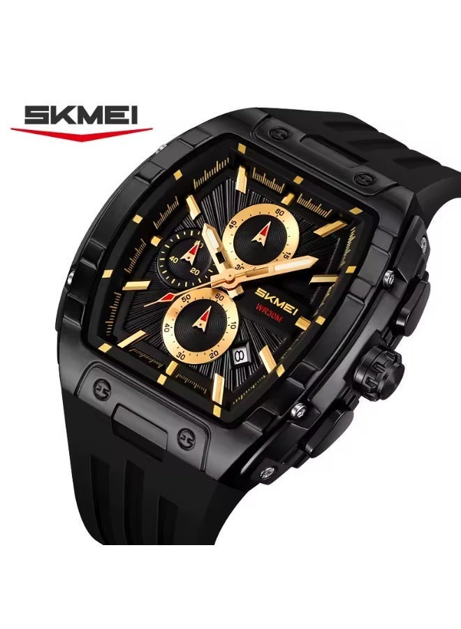 سكمي ساعة يد رجالية SKMEI 2363 مقاومة للماء، تعمل بنظام كوارتز تناظري - Image 2