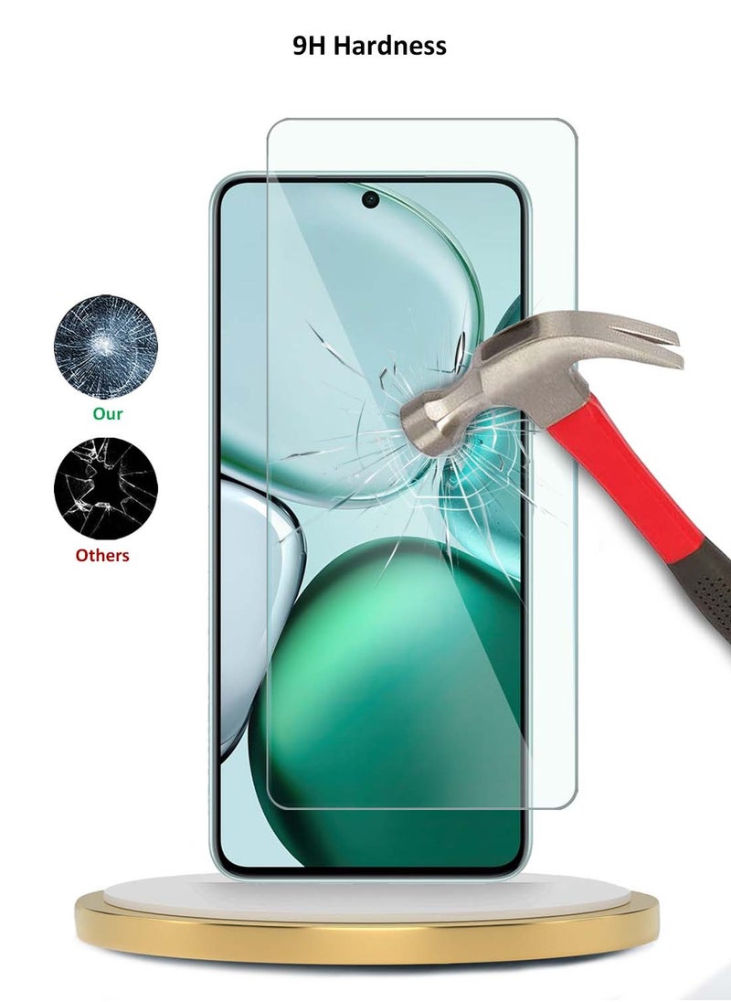 Wtech - Honor X9c Smart 5G 2024 WTech Premium Series Curved Edges 9H 2.5D Tempered Glass Screen Protector (MSG9CN) - Clear - Image 1